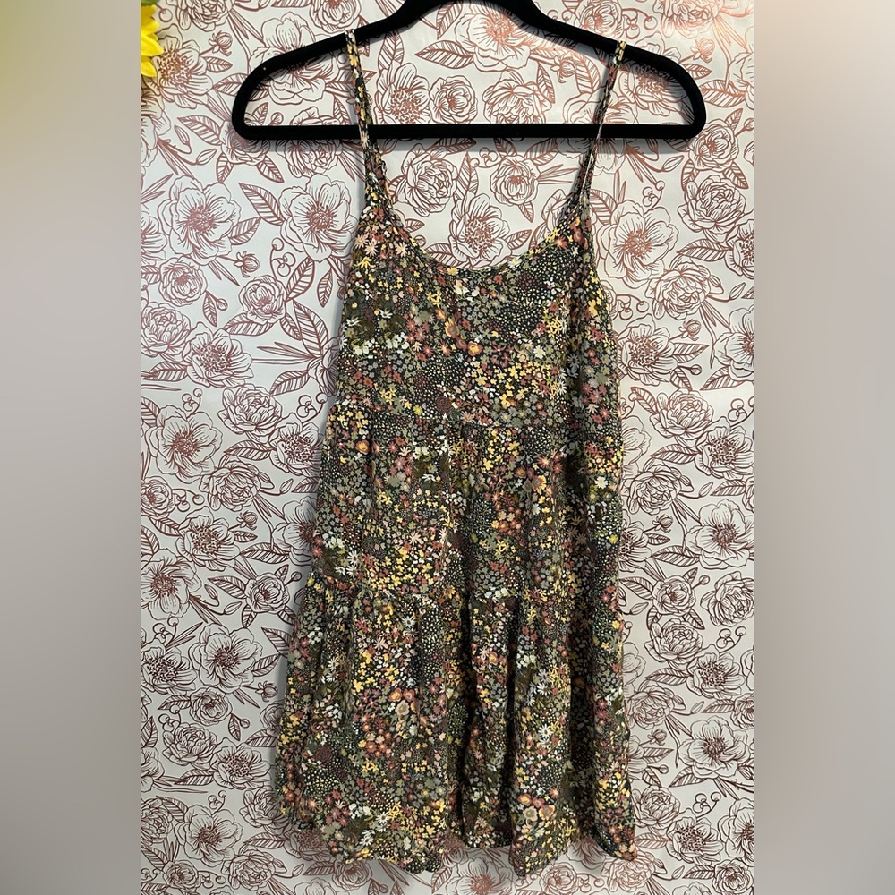 Mossimo spaghetti, strap, floral sundress size M
